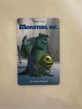 Monsters, Inc. Junior Novel - Sulley & Mike Cover yoto card